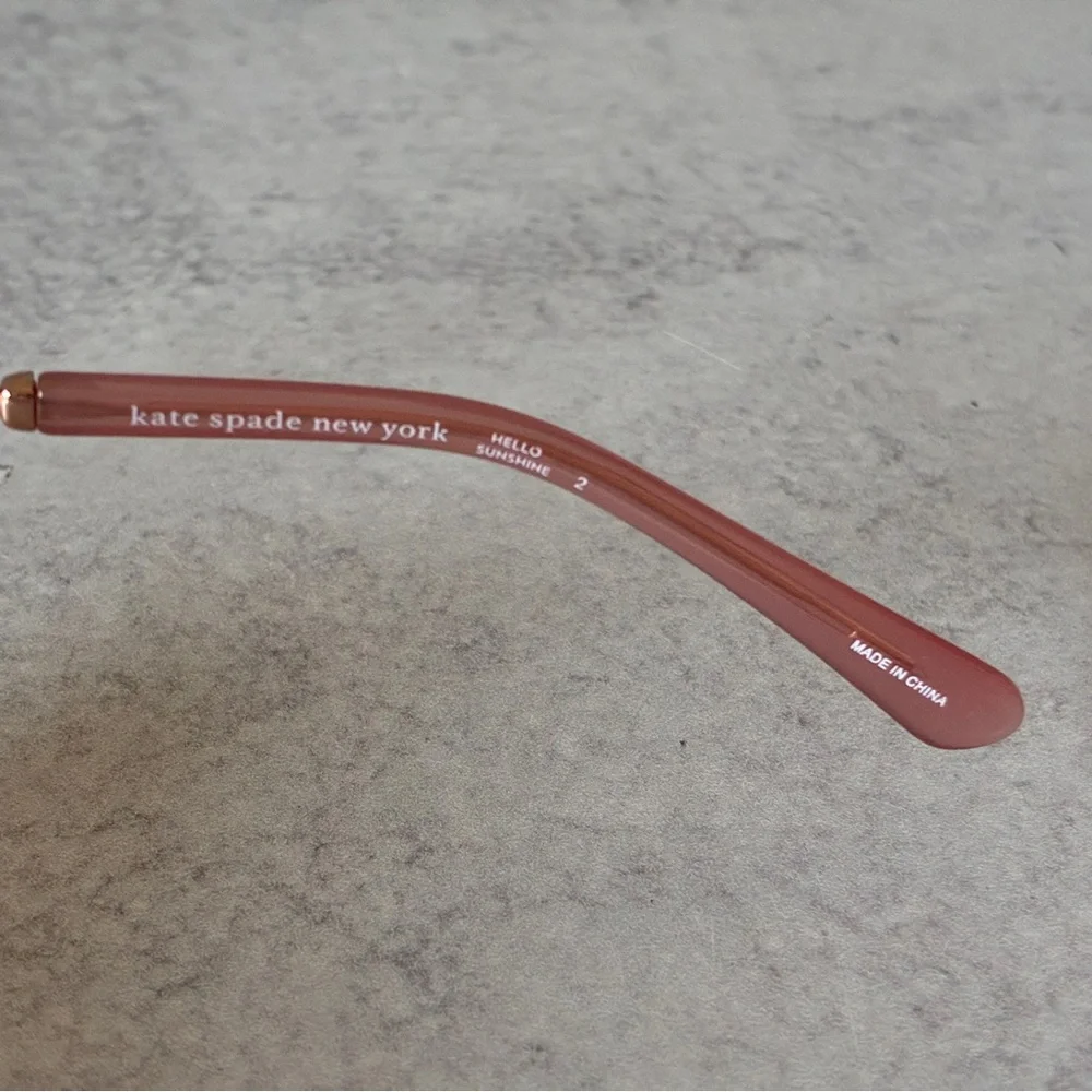 Kate Spade Daliann/S 3J5FF Pink Cat Eye Sunglasses 54□17 Rose Gold
